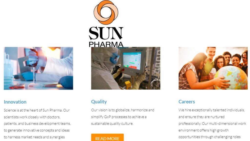 Sun Pharmaceutical Industries communication tools